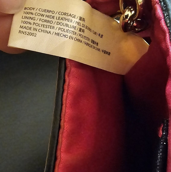 Juicy Couture Sofia Saffiano Leather and Studded Black Jeweled B-5 - Picture 10 of 10